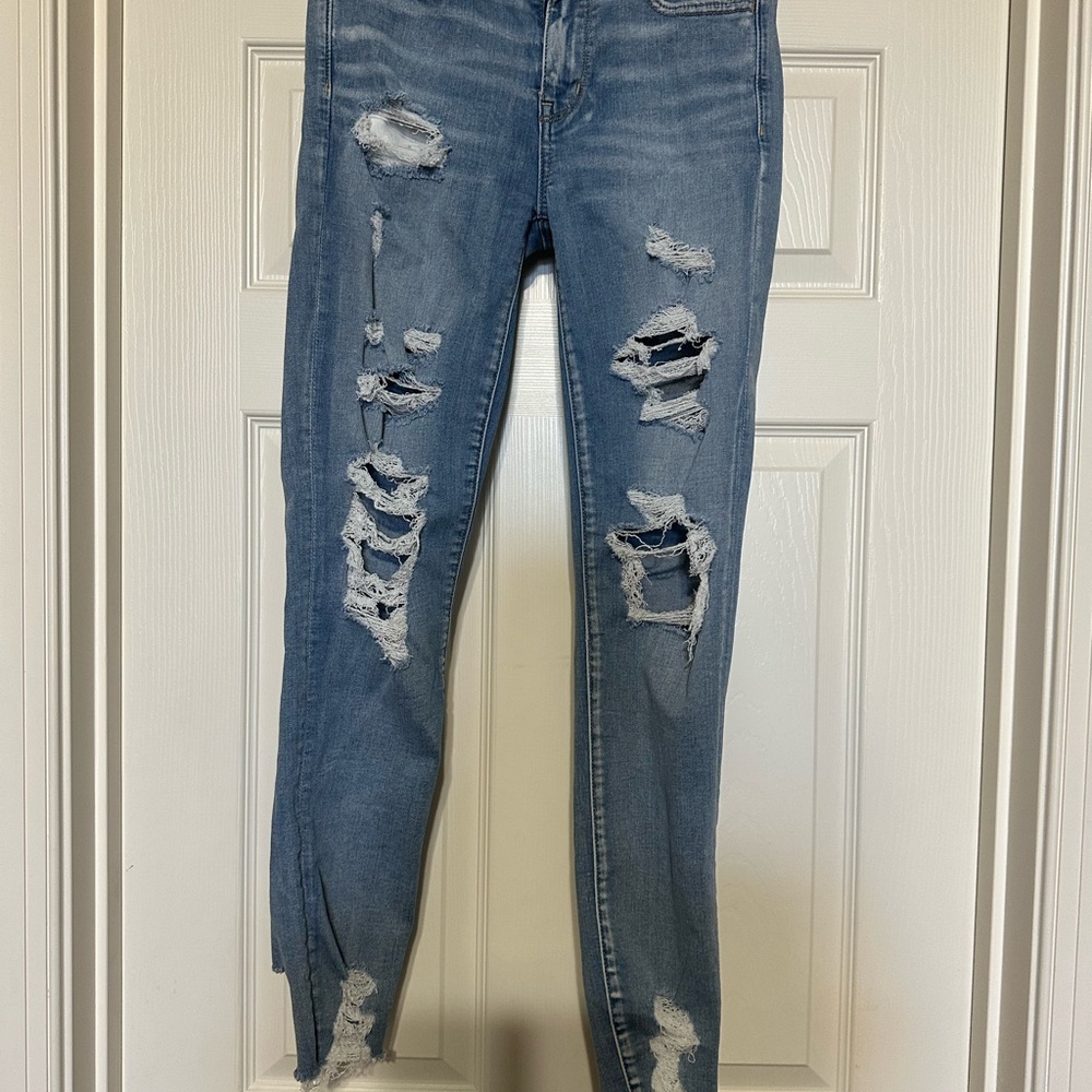 American Eagle Distressed Jeggings